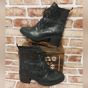 Pre-owned Timberland Sienna High Embossed Leather Boots